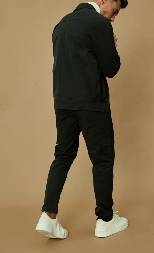 Ensemble uni Veste cargo